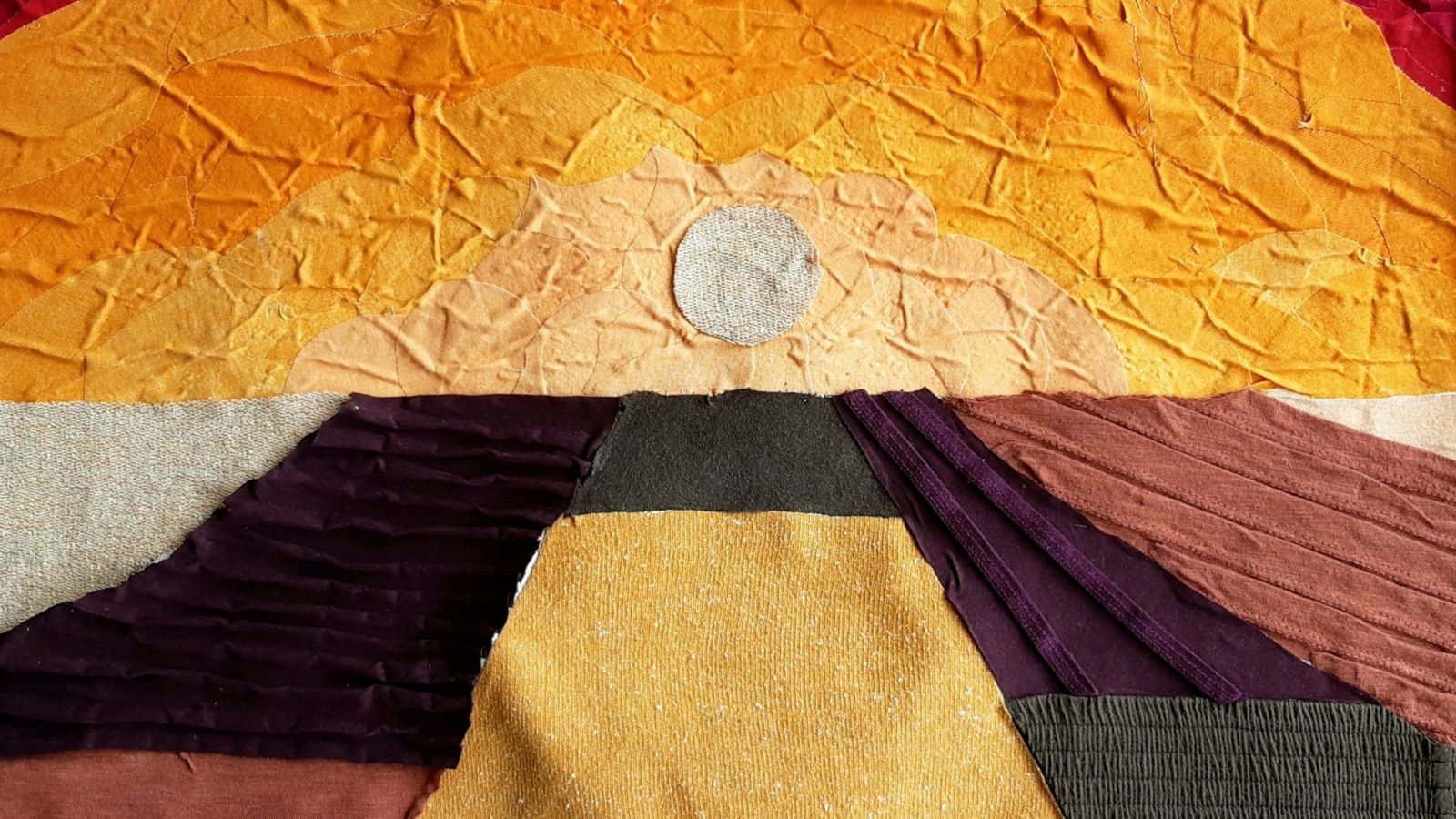 Textiel collage
